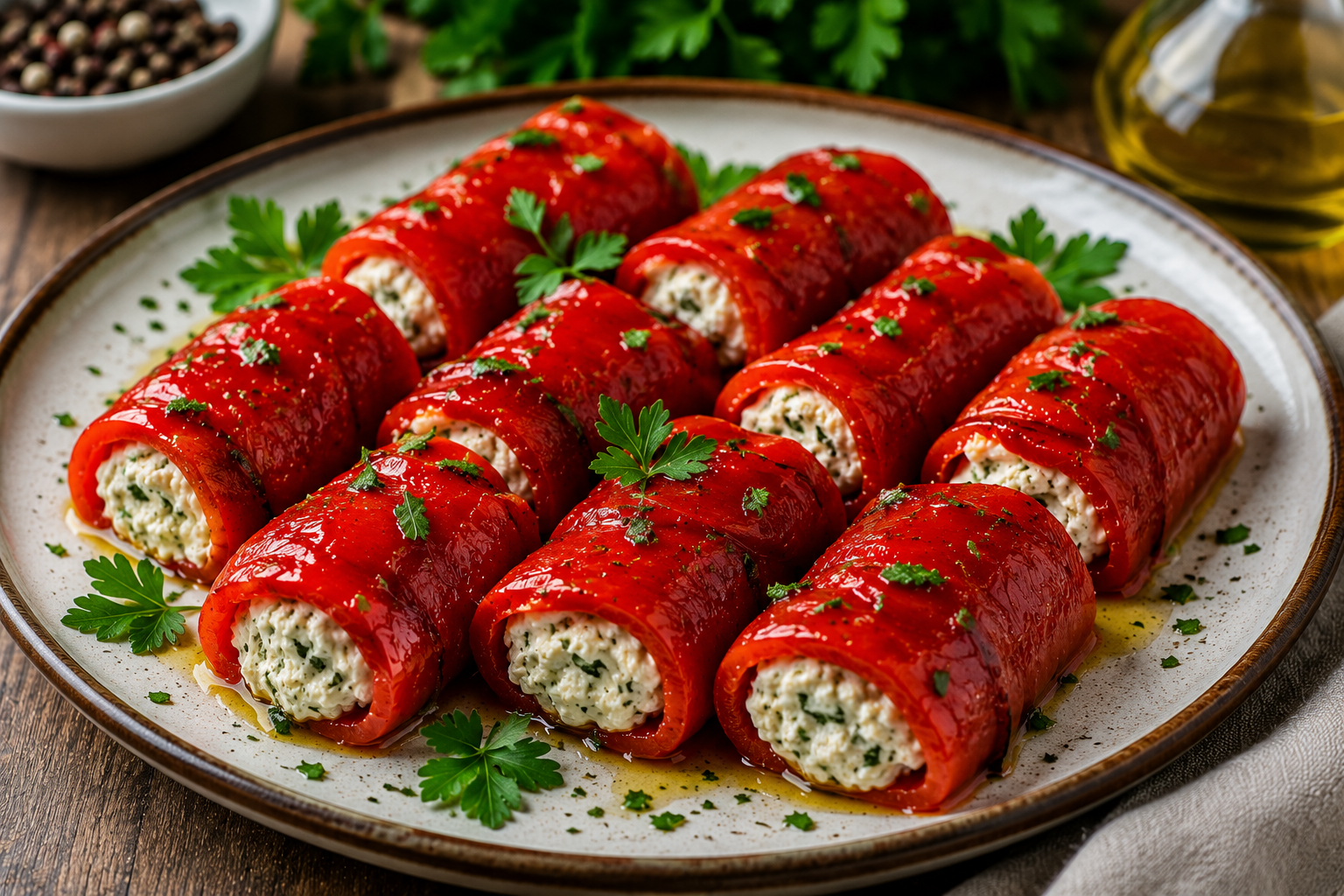 рулетики з перцю